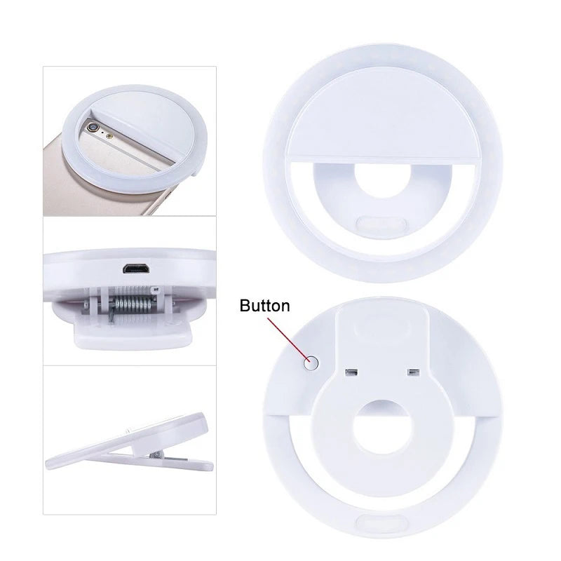 Flashes LED Selfie Ring Light for Phone