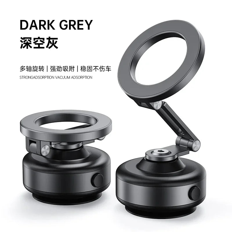 Foldable 360 Magnetic Vacuum Phone Holder