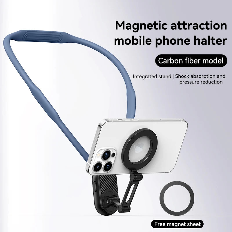 Neck Mount Magnetic Phone Clip 360° Rotation