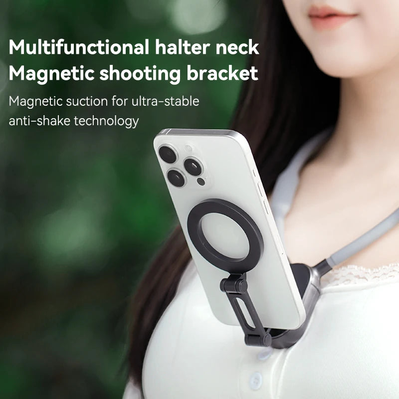 Neck Mount Magnetic Phone Clip 360° Rotation