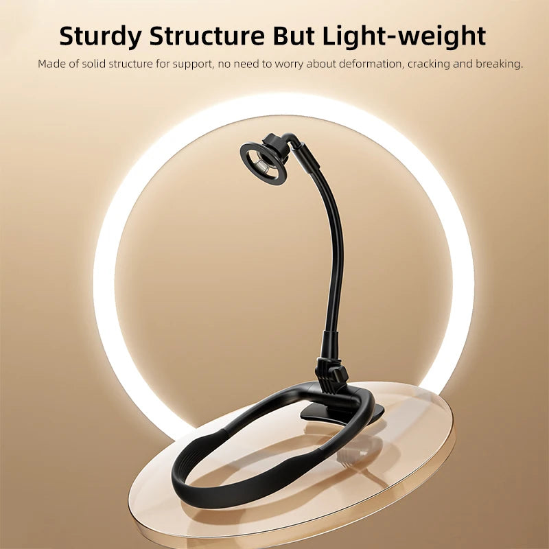 Neck-Mounted Flexible mobile phone holder