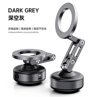 Foldable 360 Magnetic Vacuum  Phone Holder